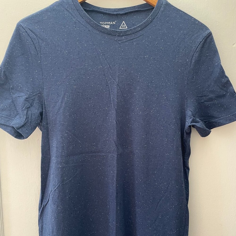 Speckled Blue Topman T-Shirt